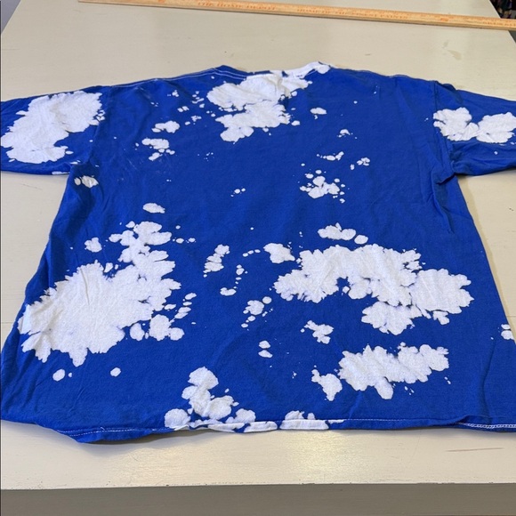 Def Leppard Blue Tie-Dye Men's Short Sleeve Tee Size Medium - Picture 7 of 7